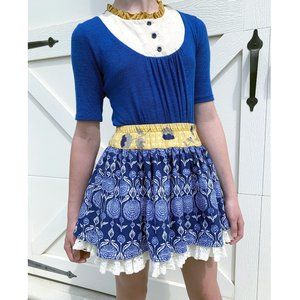 PERSNICKETY FLORAL KIDS SKIRT AND SHIRT SET